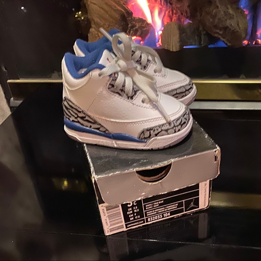 Toddler Air Jordan Retro 3 True Blue